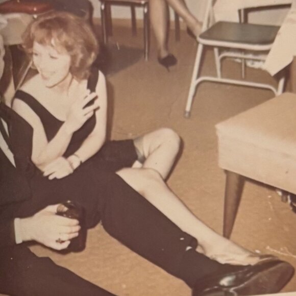 Vintage 1960s Little Black Mini Dress - Classic LBD Retro Chic - Picture 8 of 9